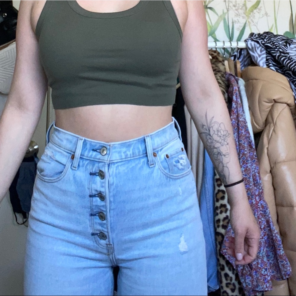 High waisted Abercrombie jean